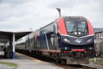 Southbound "Silver Star" makes its station stop